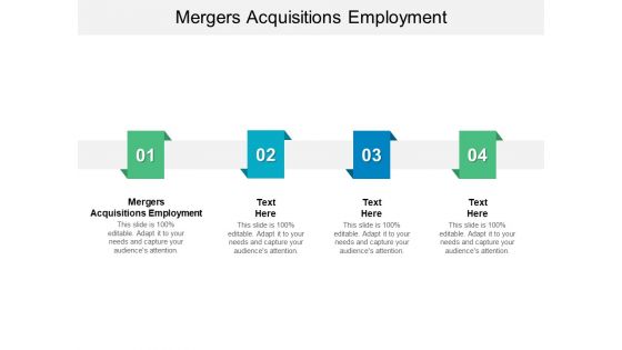 Mergers Acquisitions Employment Ppt PowerPoint Presentation Pictures Smartart Cpb