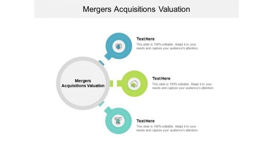 Mergers Acquisitions Valuation Ppt PowerPoint Presentation Icon Skills Cpb