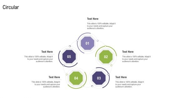 Mergers And Acquisitions Synergy Circular Graphics PDF