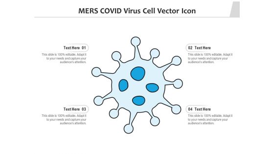 Mers COVID Virus Cell Vector Icon Ppt PowerPoint Presentation Infographic Template Maker PDF