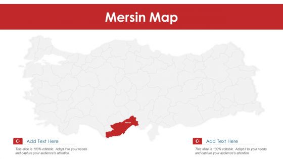 Mersin Map PowerPoint Presentation PPT Template PDF