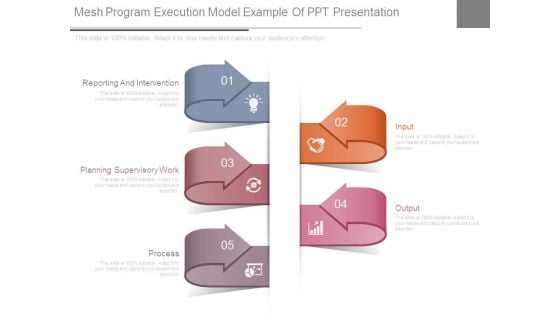 Mesh Program Execution Model Example Of Ppt Presentation