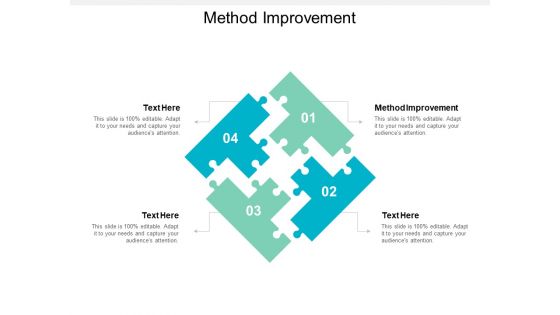 Method Improvement Ppt PowerPoint Presentation Summary Microsoft Cpb