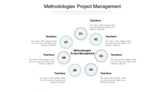 Methodologies Project Management Ppt PowerPoint Presentation Ideas Templates Cpb