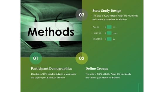 Methods Ppt Powerpoint Presentation Infographics Summary