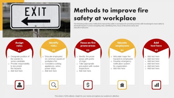 Methods To Improve Fire Safety At Workplace Pictures PDF