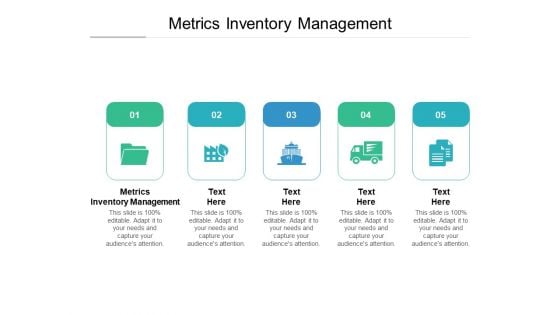 Metrics Inventory Management Ppt PowerPoint Presentation Infographics Graphics Cpb Pdf