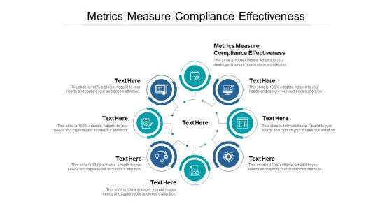 Metrics Measure Compliance Effectiveness Ppt PowerPoint Presentation Background Cpb