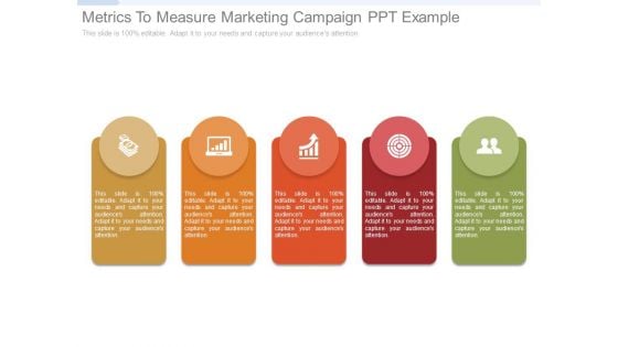 Metrics To Measure Marketing Campaign Ppt Example