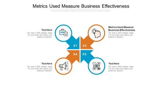 Metrics Used Measure Business Effectiveness Ppt PowerPoint Presentation Summary Themes Cpb