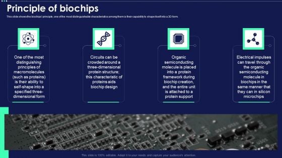 Micro Chip Principle Of Biochips Ppt PowerPoint Presentation Gallery Picture PDF