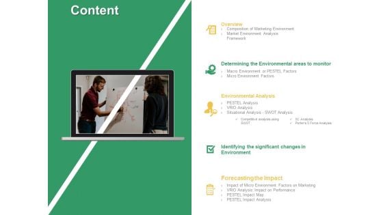 Micro Macro Environment Elements Content Overview Ppt Inspiration Graphics Pictures PDF Micro Macro Environment Elements Content Overview Ppt Inspiration Graphics Pictures PDF
