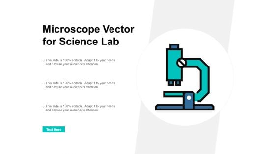 Microscope Vector For Science Lab Ppt PowerPoint Presentation Ideas Slide Download