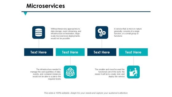 Microservices Ppt PowerPoint Presentation Show Infographic Template