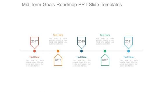 Mid Term Goals Roadmap Ppt Slide Templates Mid Term Goals Roadmap Ppt Slide Templates