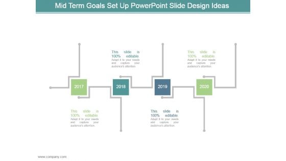 Mid Term Goals Set Up Powerpoint Slide Design Ideas