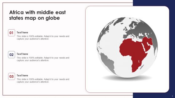 Middle East African States Map Ppt PowerPoint Presentation Complete Deck With Slides