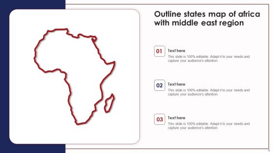 Middle East African States Map Ppt PowerPoint Presentation Complete Deck With Slides
