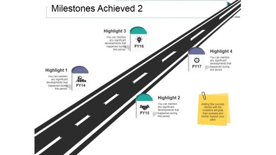 Milestones Achieved 2 Ppt PowerPoint Presentation Summary Structure