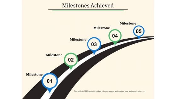 Milestones Achieved Ppt PowerPoint Presentation File Smartart