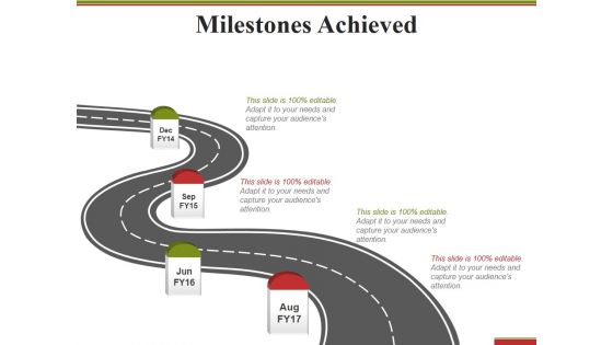 Milestones Achieved Template 1 Ppt PowerPoint Presentation Icon Smartart