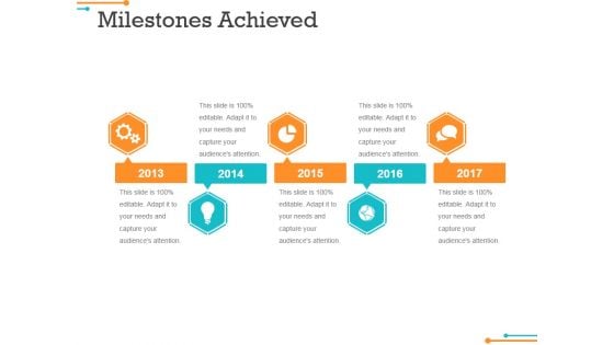 Milestones Achieved Template 2 Ppt PowerPoint Presentation Infographic Template Examples