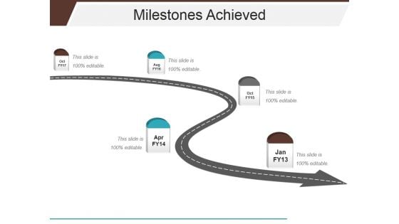 Milestones Achieved Template 2 Ppt PowerPoint Presentation Summary Picture