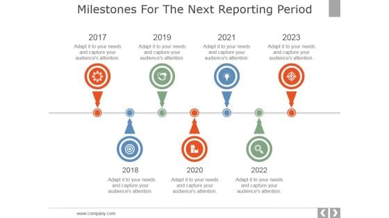 Milestones For The Next Reporting Period Template 1 Ppt PowerPoint Presentation Styles Clipart