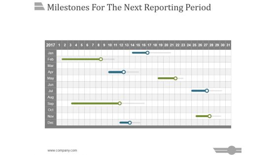 Milestones For The Next Reporting Period Template 2 Ppt PowerPoint Presentation Files