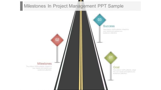 Milestones In Project Management Ppt Sample