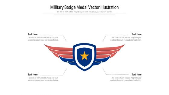 Military Badge Medal Vector Illustration Ppt PowerPoint Presentation Gallery Objects PDF Military Badge Medal Vector Illustration Ppt PowerPoint Presentation Gallery Objects PDF
