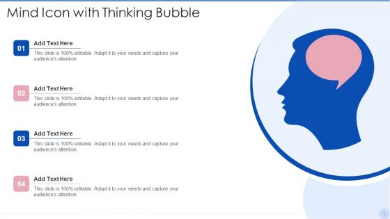 Mind Icon Ppt PowerPoint Presentation Complete With Slides
