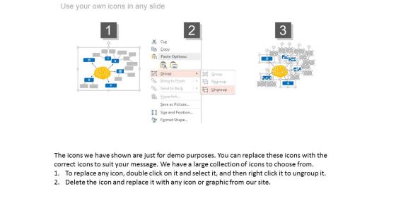 Mind Map Diagram With Icons Powerpoint Slides