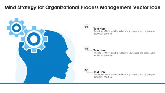 Mind Strategy For Organizational Process Management Vector Icon Ppt PowerPoint Presentation Styles Background Image PDF