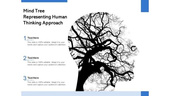 Mind Tree Representing Human Thinking Approach Ppt PowerPoint Presentation Professional Visual Aids PDF