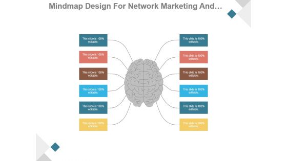 Mindmap Design For Network Marketing And Business Networking Ppt PowerPoint Presentation Show