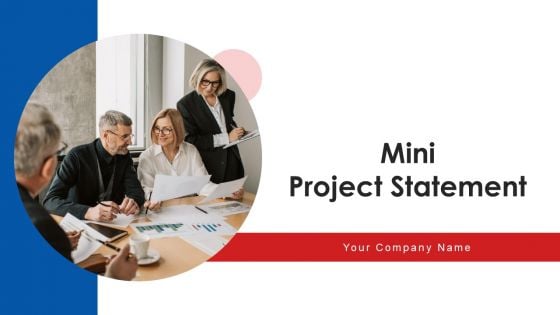 Mini Project Statement Ppt PowerPoint Presentation Complete Deck With Slides