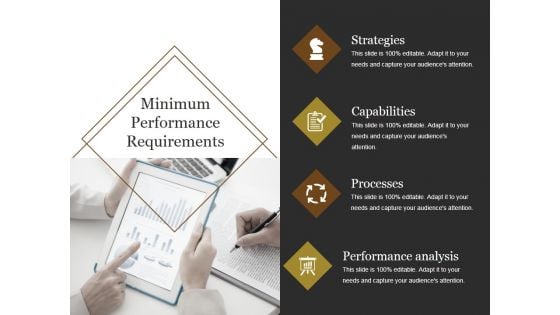 Minimum Performance Requirements Ppt PowerPoint Presentation Graphics