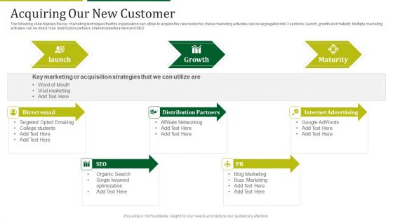 Mint Investor Capital Raising Acquiring Our New Customer Ppt Summary File Formats PDF