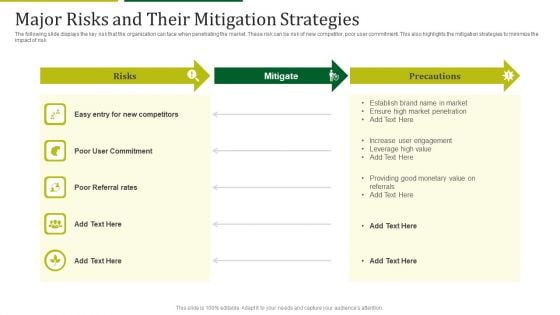 Mint Investor Capital Raising Major Risks And Their Mitigation Strategies Ppt Layouts Graphics PDF