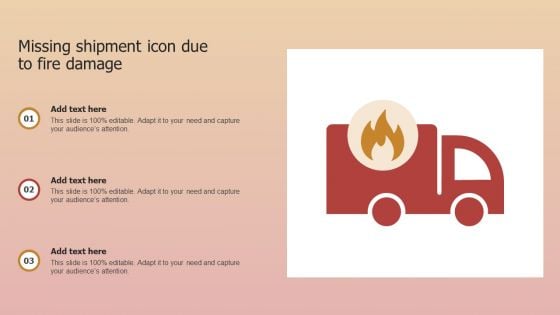 Missing Shipment Icon Due To Fire Damage Download PDF