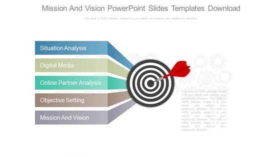 Mission And Vision Powerpoint Slides Templates Download
