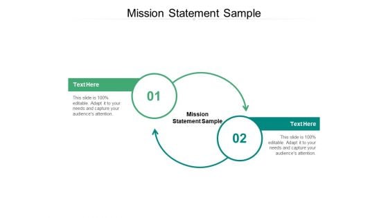 Mission Statement Sample Ppt PowerPoint Presentation Ideas Infographics Cpb