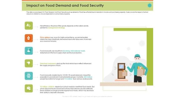 Mitigating The Impact Of COVID On Food And Agriculture Sector Impact On Food Demand And Food Security Sample PDF