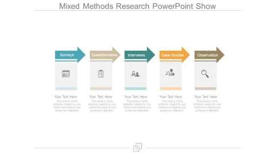 Mixed Methods Research Powerpoint Show