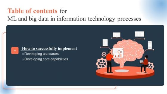 Ml And Big Data In Information Technology Processes Table Of Contents Ideas PDF