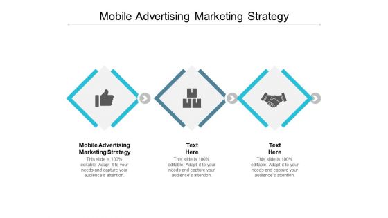 Mobile Advertising Marketing Strategy Ppt PowerPoint Presentation Icon Graphics Design Cpb