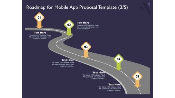Mobile App Development Roadmap For Proposal Template It To Template PDF