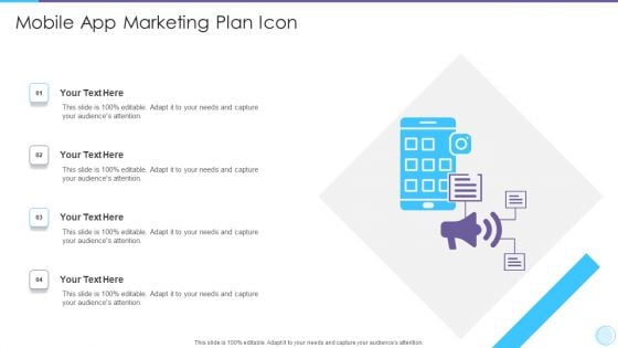 Mobile App Marketing Plan Icon Themes PDF