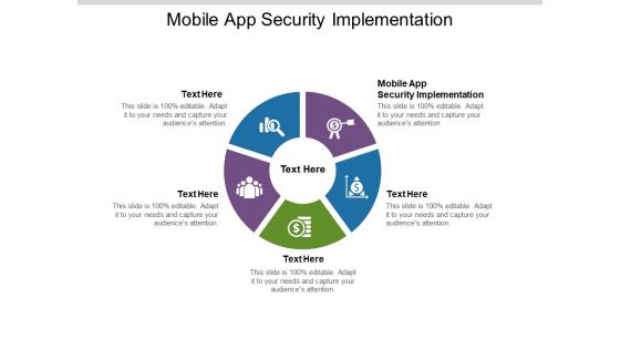 Mobile App Security Implementation Ppt PowerPoint Presentation Show Deck Cpb Pdf